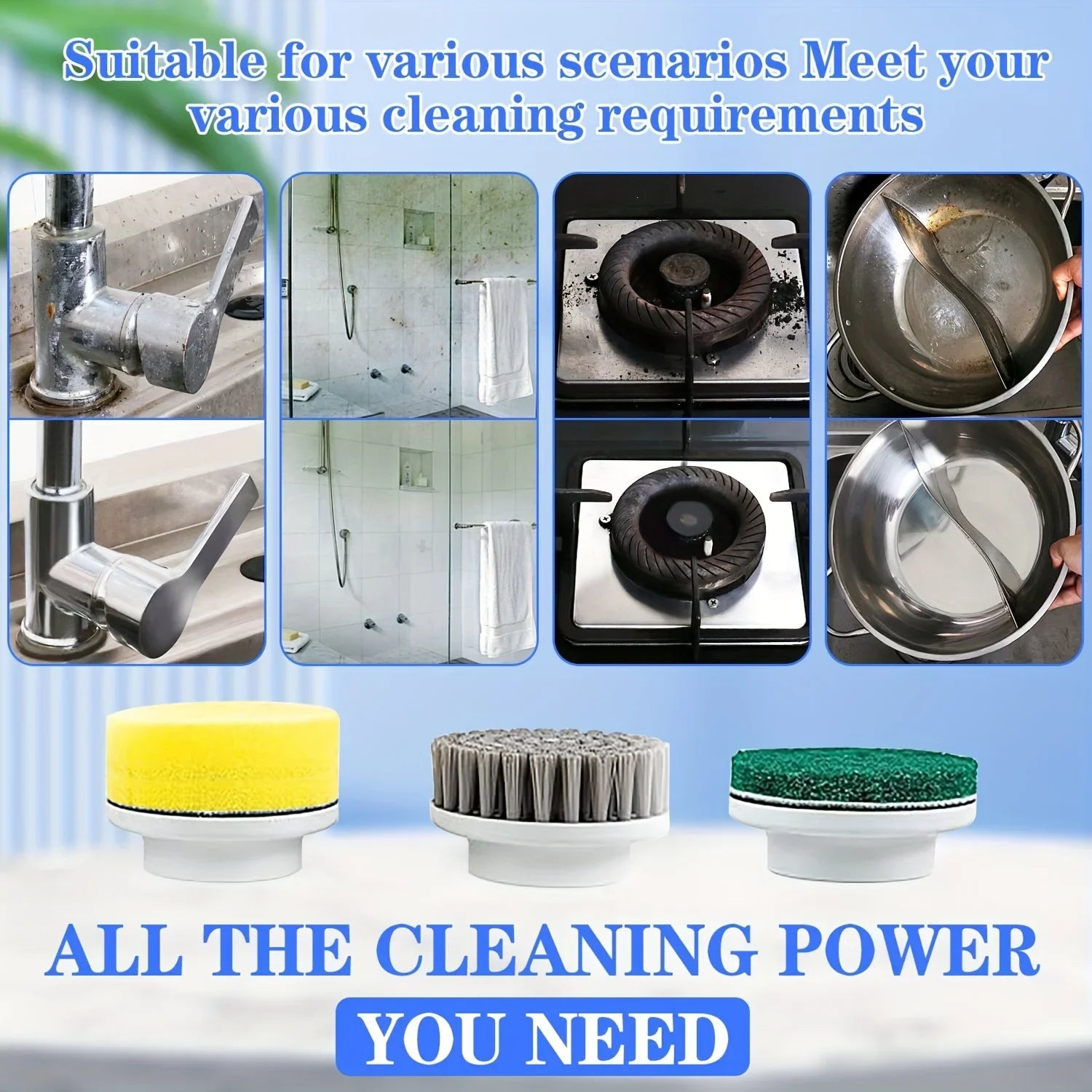 PowerScrub Pro – Cordless Cleaning Brush