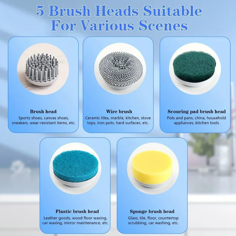 PowerScrub Pro – Cordless Cleaning Brush