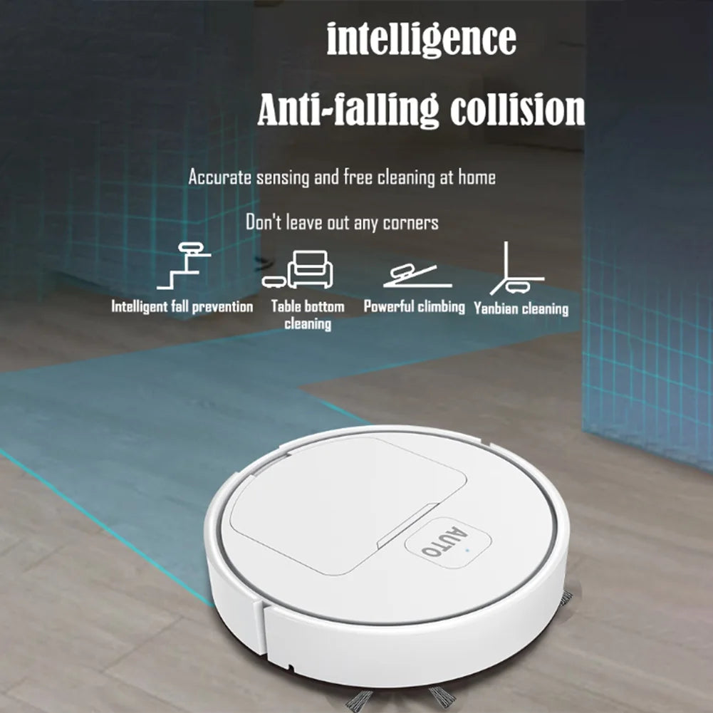3-in-1 Robot Vacuum Cleaner USB Rechargeable Smart Navigation To Avoid Objects Automatic Cleaning Sweeping Machine Sweeper Robot